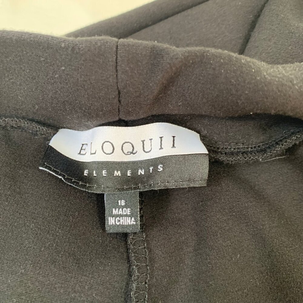 Eloquii Elements Black Pull On Elastic Waist Skin… - image 6